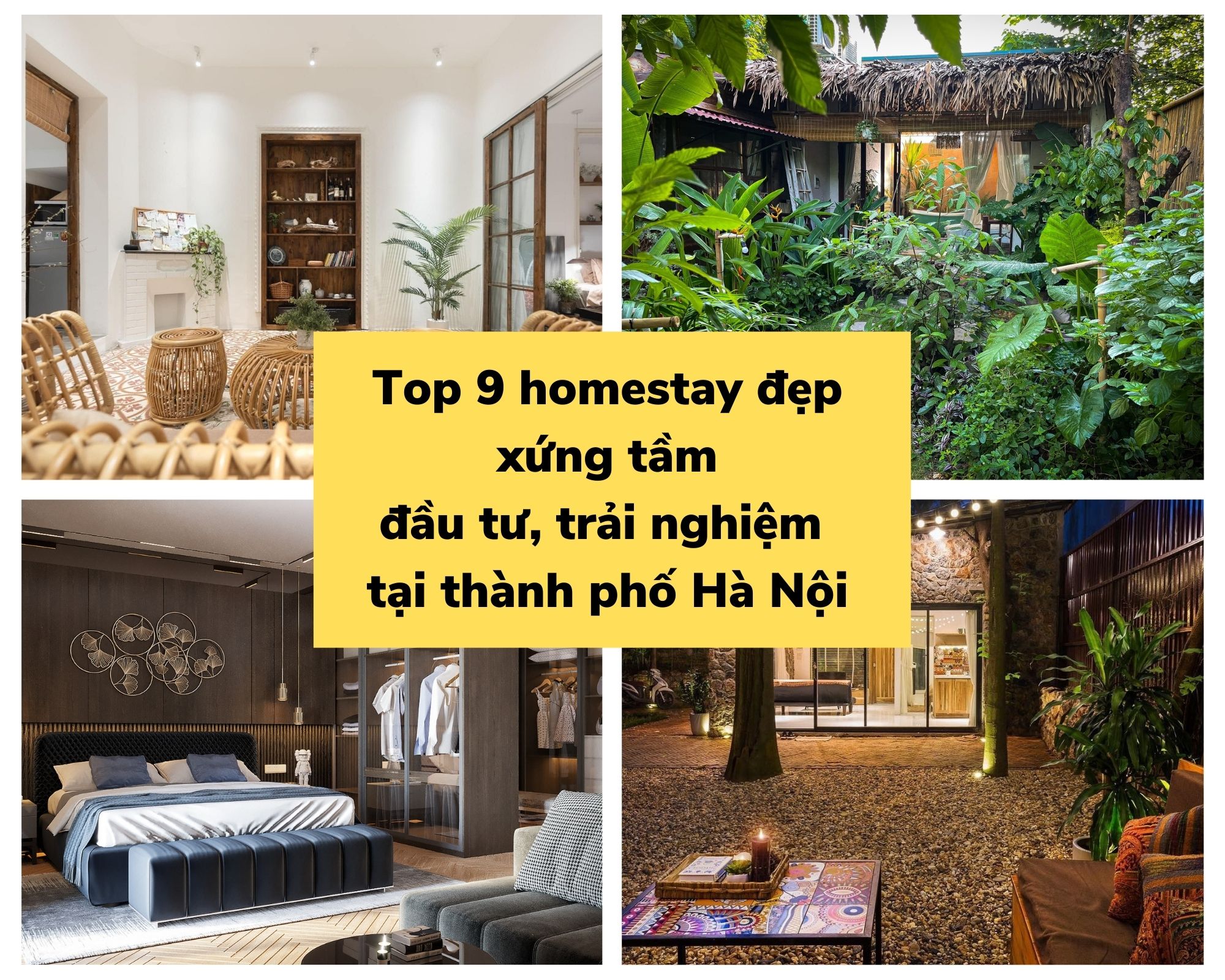 Đầu tư homestay tại Hà Nội mà không tham khảo 9 mẫu homestay sau để học hỏi cách